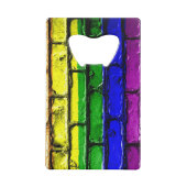 PRIDE Rainbow Brick Flaschenöffner (Rückseite)