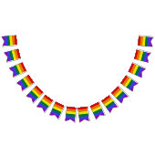 Pride Rainbow Bunting Wimpelkette (Alle)