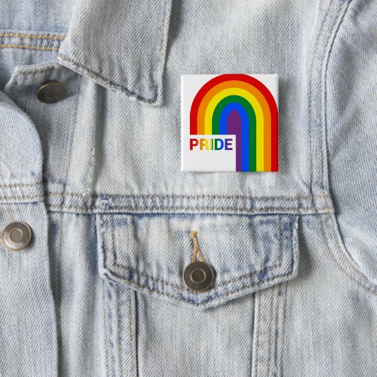 Pride Rainbow Button (Beispiel)