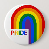 Pride Rainbow Button (Vorderseite)