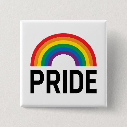 Pride Rainbow Button (Vorderseite)