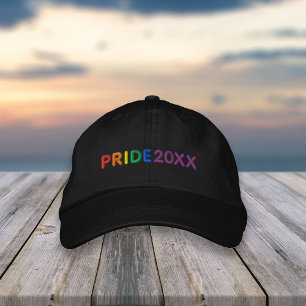 Pride Rainbow Custom Year Bestickte Baseballkappe