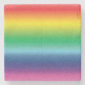 pride Rainbow flag color lgbt lgbtq Steinuntersetzer (Vorderseite)