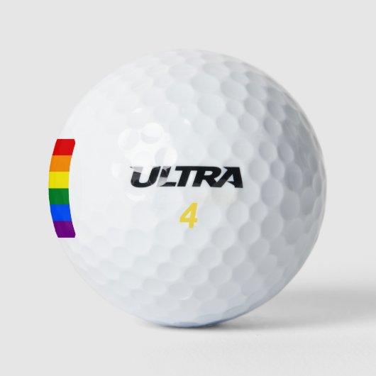 Pride Rainbow Flag Golfball (Logo)