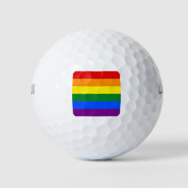 Pride Rainbow Flag Golfball