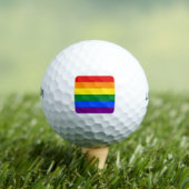 Pride Rainbow Flag Golfball (Insitu T-Shirt)