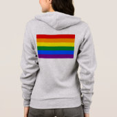 Pride Rainbow Flag Hoodie (Rückseite)
