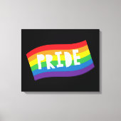 Pride Rainbow Flag Leinwanddruck (Vorderseite)