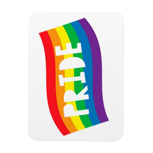 Pride Rainbow Flag Magnet (Vertikal)
