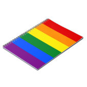 Pride Rainbow Flag Notizblock (Linke Seite)