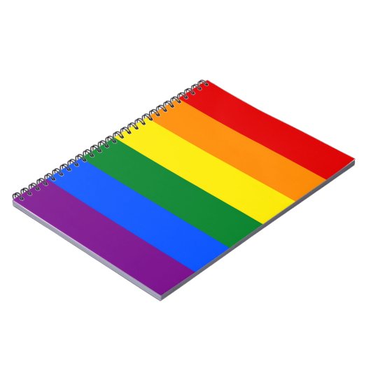 Pride Rainbow Flag Notizblock (Linke Seite)