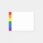 Pride Rainbow Flag Post-it Klebezettel (Vorderseite)