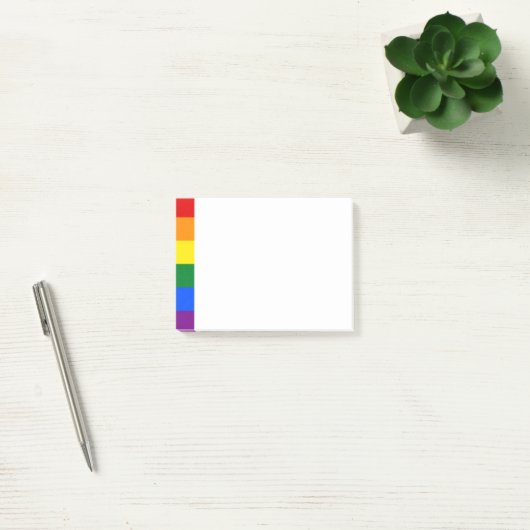 Pride Rainbow Flag Post-it Klebezettel (Büro)