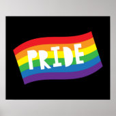 Pride Rainbow Flag Poster (Vorne)