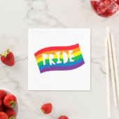 Pride Rainbow Flag Serviette (Beispiel)