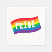Pride Rainbow Flag Serviette (Vorderseite)