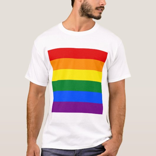 Pride Rainbow Flag T-Shirt (Vorderseite)