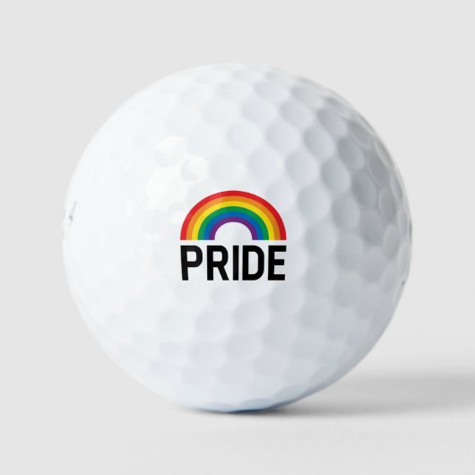 Pride Rainbow Golfball (Vorderseite)