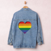 Pride Rainbow Heart Jeansjacke (Hangar)