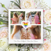 Pride Rainbow Heart Lesbian Gay Wedding 3 Fotos Save The Date