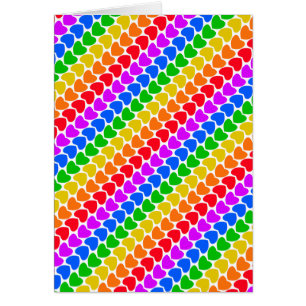Pride Rainbow Heart Line
