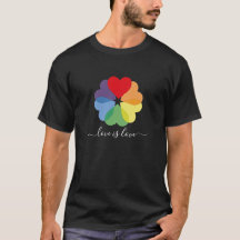 Pride Rainbow Hearts Liebe ist Liebe