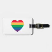 Pride Rainbow Heft Gepäckmarke Gepäckanhänger (Vorderseite horizontal)