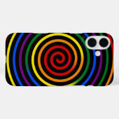 Pride Rainbow Hypnotized Case-Mate iPhone Hülle (Rückseite (Horizontal))