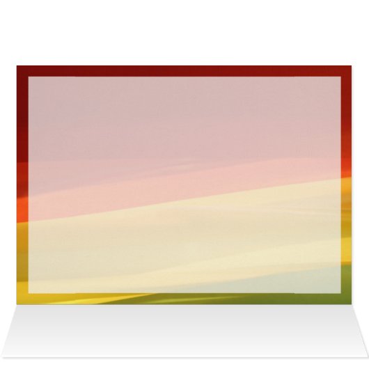 PRIDE Rainbow-Karte (Innenansicht Horizontal (Oben))