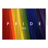 PRIDE Rainbow-Karte (Vorderseite (Horizontal))