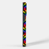 Pride Rainbow LGBTQ Geometrisch iPhone Hülle (Rechte Seite)