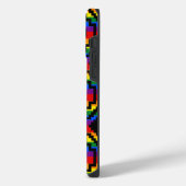 Pride Rainbow LGBTQ Geometrisch iPhone Hülle (Linke Seite)