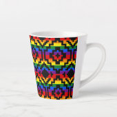 Pride Rainbow LGBTQ Geometrisch Milchtasse (Rechts)
