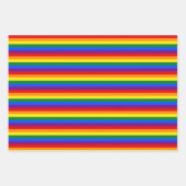 Pride Rainbow LGBTQ Geschenkpapier Set (Vorderseite 3)