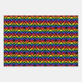 Pride Rainbow LGBTQ Geschenkpapier Set (Vorderseite 2)