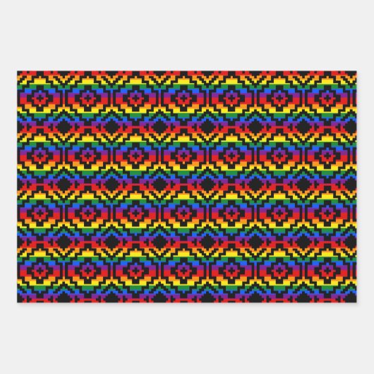 Pride Rainbow LGBTQ Geschenkpapier Set (Vorderseite 2)