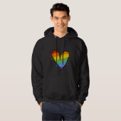 Pride Rainbow LGBTQ Hoodie (Vorne ganz)