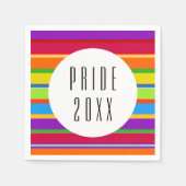 PRIDE Rainbow LGBTQ Serviette (Vorderseite)