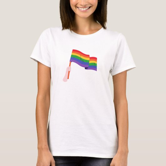 Pride Rainbow LGBTQ T-Shirt (Vorderseite)