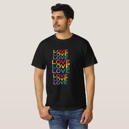 Pride Rainbow LGBTQ T-Shirt (Vorne ganz)