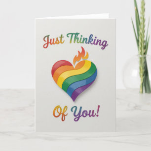 Pride Rainbow Liebe, LGBTQIA Feiertagskarte