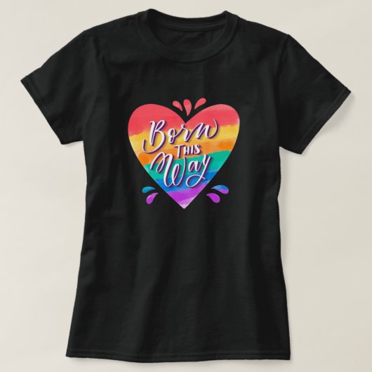 Pride Rainbow Liebe T - Shirt (Design vorne)