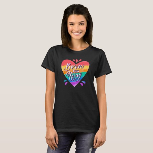 Pride Rainbow Liebe T - Shirt (Vorne ganz)