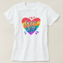 Pride Rainbow Liebe T - Shirt
