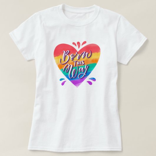 Pride Rainbow Liebe T - Shirt (Design vorne)