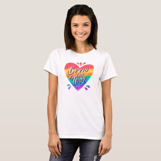Pride Rainbow Liebe T - Shirt (Vorne ganz)
