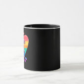 Pride Rainbow Liebe Tasse (Zentrum)
