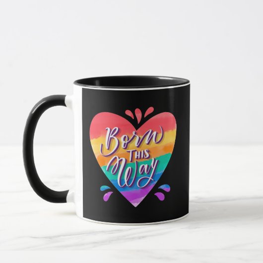 Pride Rainbow Liebe Tasse (Links)