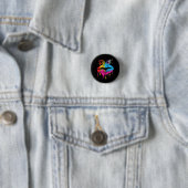 Pride Rainbow Lips LGBTQ | Dripping Lips Button (Beispiel)