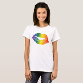 Pride Rainbow Lips T-Shirt (Vorne ganz)